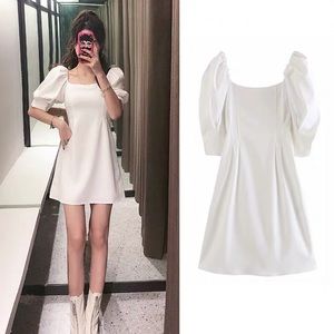 Zara French Style White Dress